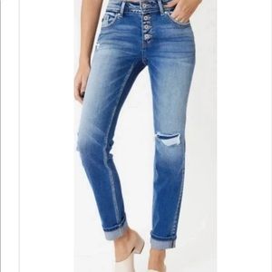 NWT KANCAN Relaxed Fit Button Fly